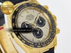 Rolex Daytona 126518 YG VSF 1:1 Best Edition 904L Steel YG Dial on Oysterflex Strap SH4131 - Görsel 5