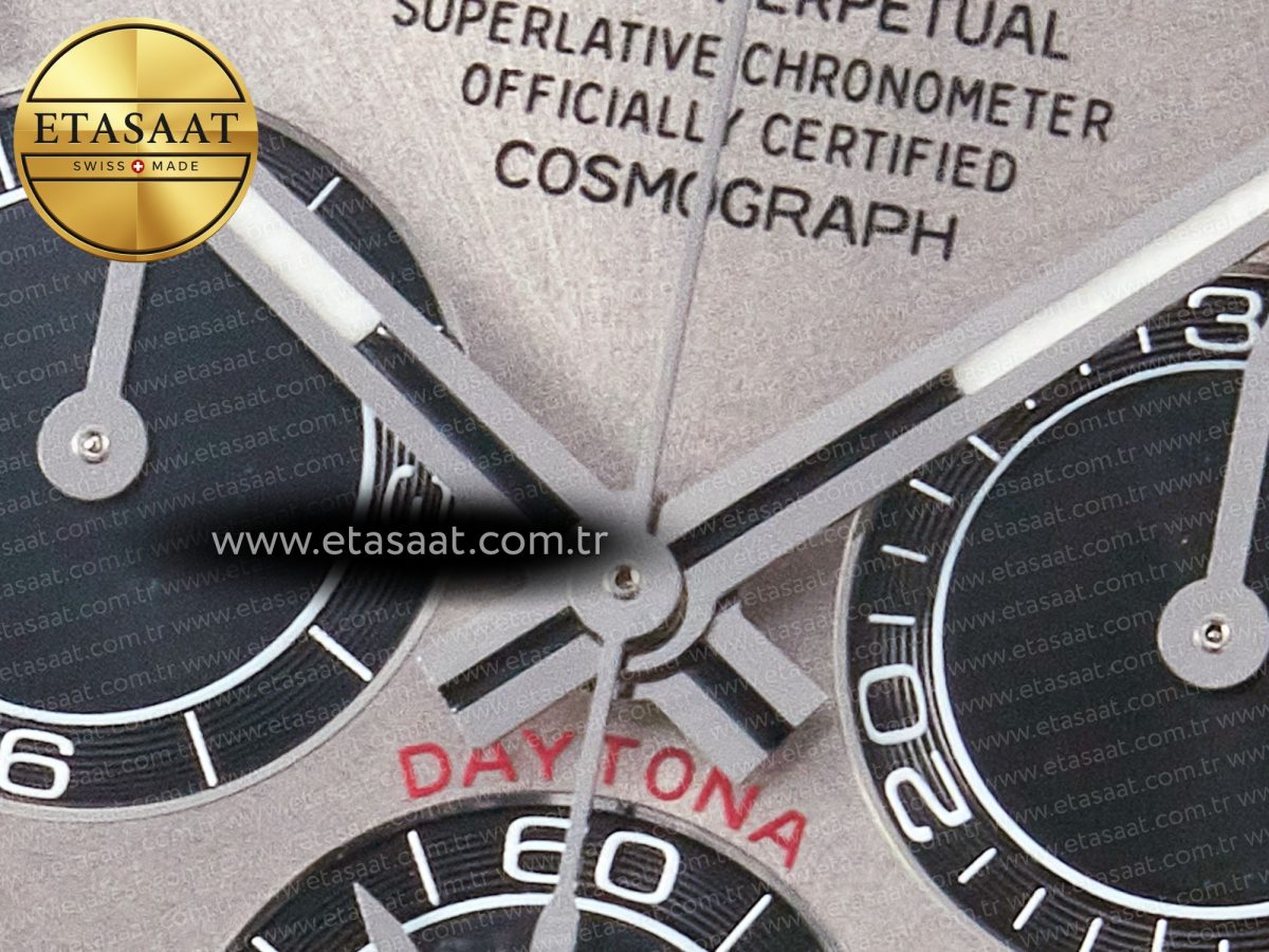 Rolex Daytona 126519 Clean 1:1 Best Edition Grey Dial on Oysterflex Rubber Strap SH4131 - Görsel 14