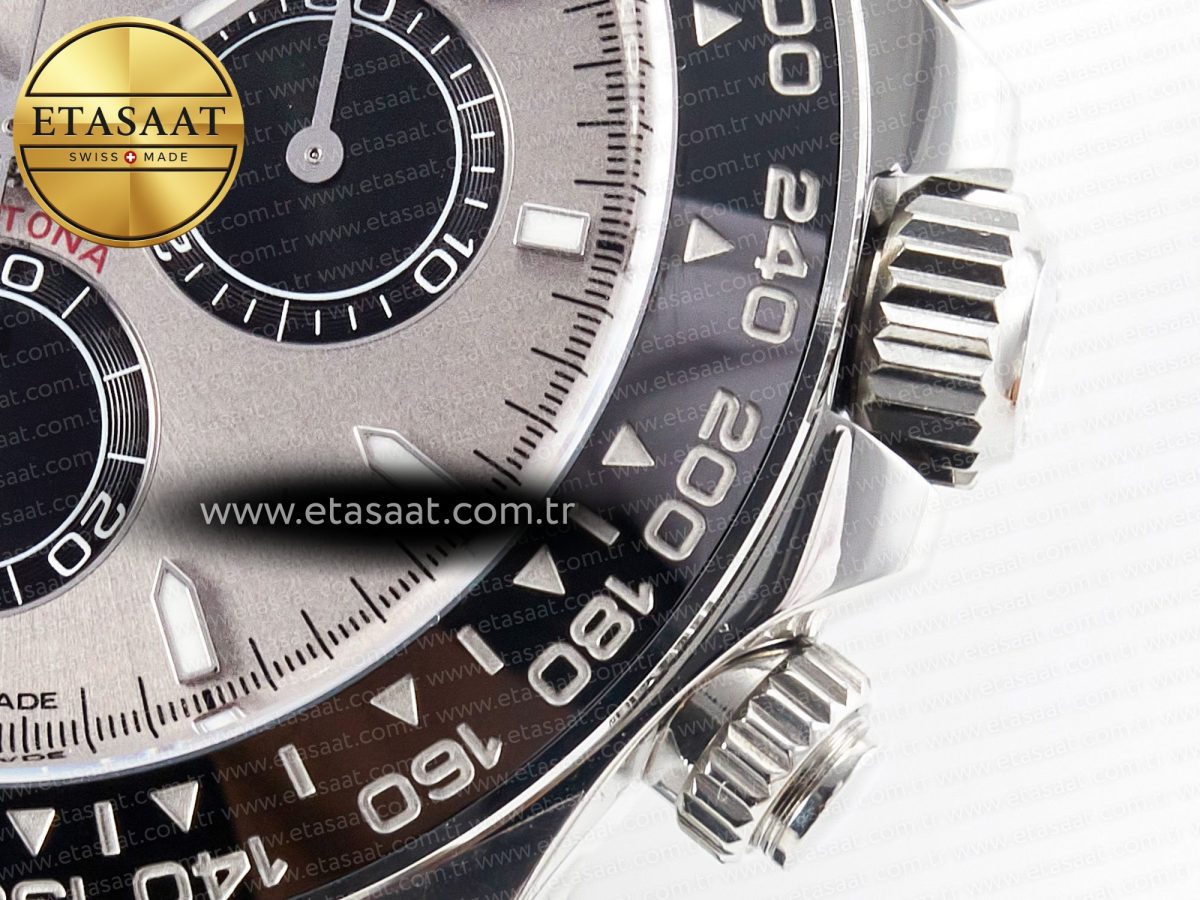 Rolex Daytona 126519 Clean 1:1 Best Edition Grey Dial on Oysterflex Rubber Strap SH4131 - Görsel 15