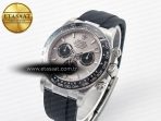 Rolex Daytona 126519 Clean 1:1 Best Edition Grey Dial on Oysterflex Rubber Strap SH4131 - Görsel 2