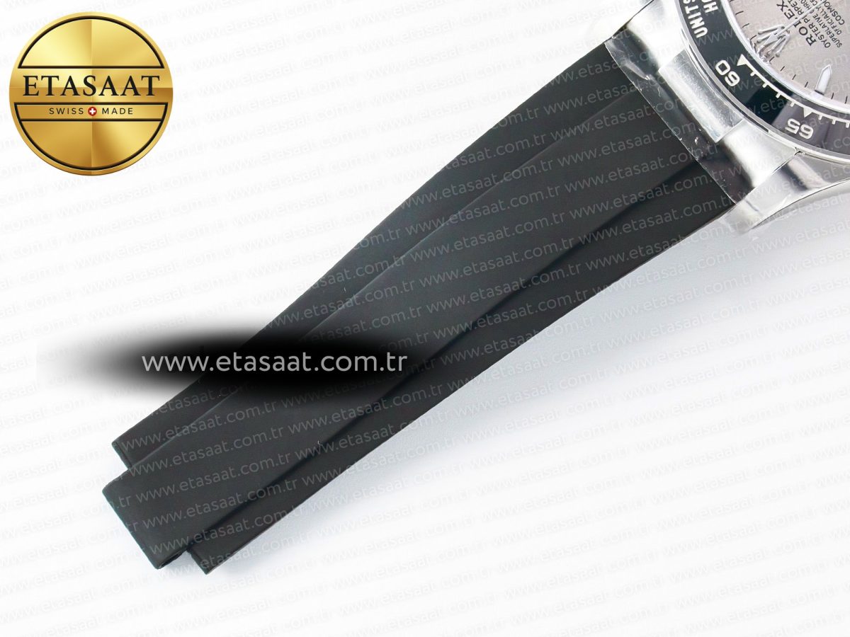 Rolex Daytona 126519 Clean 1:1 Best Edition Grey Dial on Oysterflex Rubber Strap SH4131 - Görsel 25