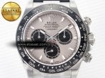 Rolex Daytona 126519 Clean 1:1 Best Edition Grey Dial on Oysterflex Rubber Strap SH4131 - Görsel 4