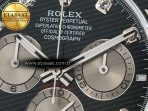 Rolex Daytona 126519 QF 1:1 Best Edition Black/Gray Dial Diamonds on Oysterflex Strap QF4131 V10 (48 Hours Power Reserve) - Görsel 10