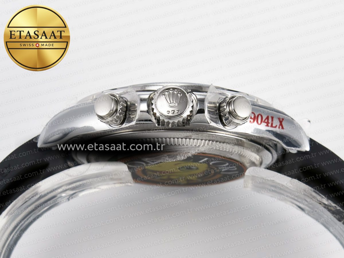 Rolex Daytona 126519 QF 1:1 Best Edition Black/Gray Dial Diamonds on Oysterflex Strap QF4131 V10 (48 Hours Power Reserve) - Görsel 16