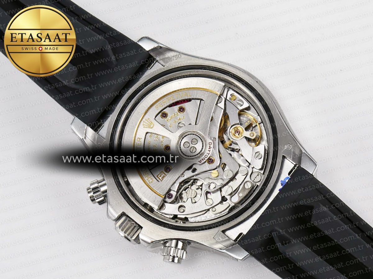 Rolex Daytona 126519 QF 1:1 Best Edition Black/Gray Dial Diamonds on Oysterflex Strap QF4131 V10 (48 Hours Power Reserve) - Görsel 20