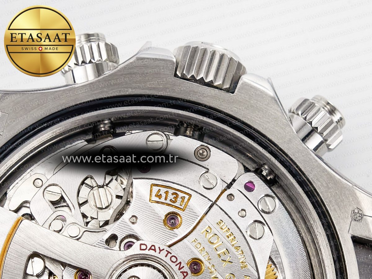 Rolex Daytona 126519 QF 1:1 Best Edition Black/Gray Dial Diamonds on Oysterflex Strap QF4131 V10 (48 Hours Power Reserve) - Görsel 23