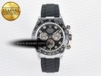 Rolex Daytona 126519 QF 1:1 Best Edition Black/Gray Dial Diamonds on Oysterflex Strap QF4131 V10 (48 Hours Power Reserve) - Görsel 3
