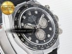Rolex Daytona 126519 QF 1:1 Best Edition Black/Gray Dial Diamonds on Oysterflex Strap QF4131 V10 (48 Hours Power Reserve) - Görsel 5