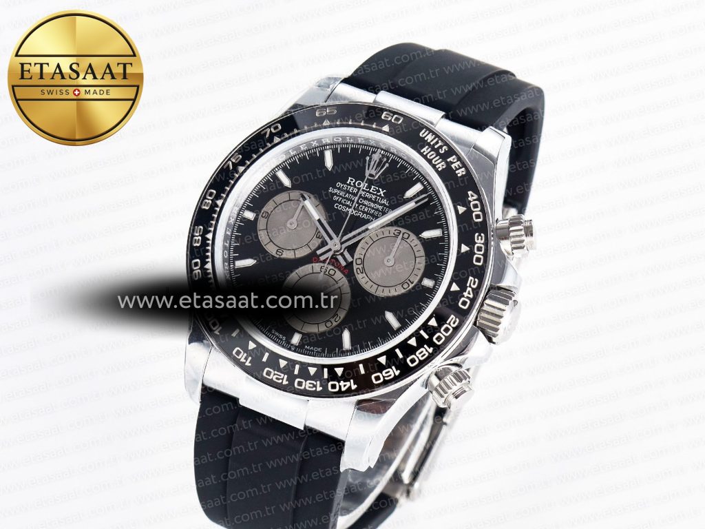 daytona 126519 qf 11 best edition black silver dial on oysterflex strap sh4131 v6efbc88gain weightefbc891