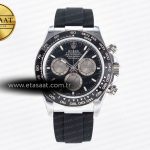 Rolex Daytona 126519 QF Siyah/Gümüş Kadran Ağır Kasa Eta Saat - Görsel 3 - 1:1 Süper Klon Saat