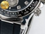 Rolex Daytona 126519 QF 1:1 Best Edition Black/Silver Diamonds Dial on Oysterflex Strap SH4131 V5 - Görsel 14