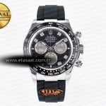 Rolex Daytona 126519 Siyah/Gümüş Pırlantalı SH4131 Eta Saat - Görsel 3 - 1:1 Süper Klon Saat