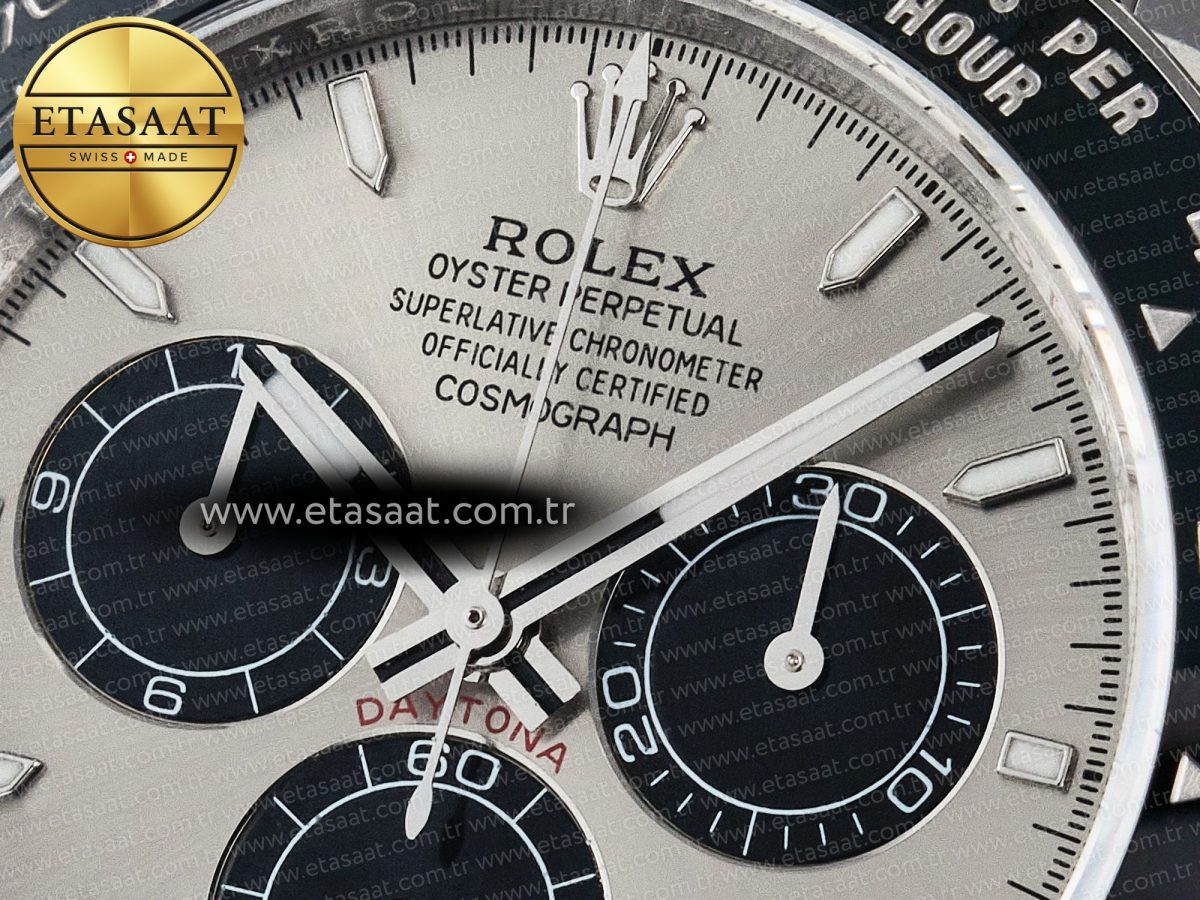 Rolex Daytona 126519 QF 1:1 Best Edition Gray/Black Dial on Oysterflex Strap SH4131 V5 - Görsel 10