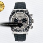 Rolex Daytona 126519 QF Gri/Siyah Kadran Oysterflex SH4131 Eta Saat - Görsel 3 - 1:1 Süper Klon Saat