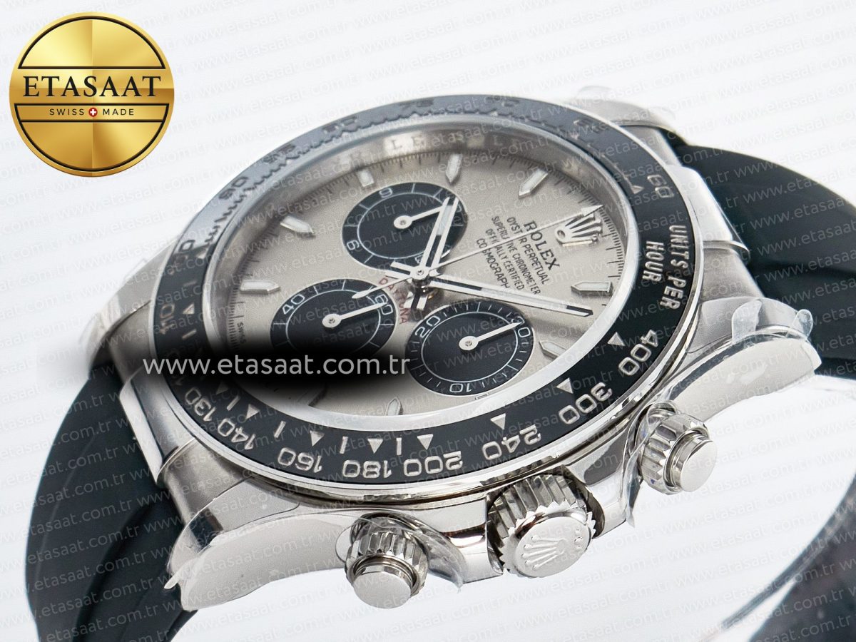 Rolex Daytona 126519 QF 1:1 Best Edition Gray/Black Dial on Oysterflex Strap SH4131 V5 - Görsel 6