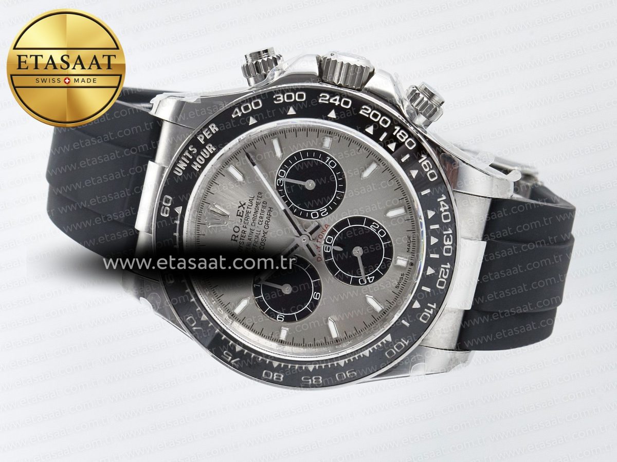 Rolex Daytona 126519 QF 1:1 Best Edition Gray/Black Dial on Oysterflex Strap SH4131 V5 - Görsel 9