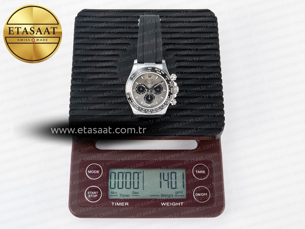 Rolex Daytona 126519 QF 1:1 Best Edition Gray/Black Dial on Oysterflex Strap SH4131 V6（Gain Weight） - Görsel 36