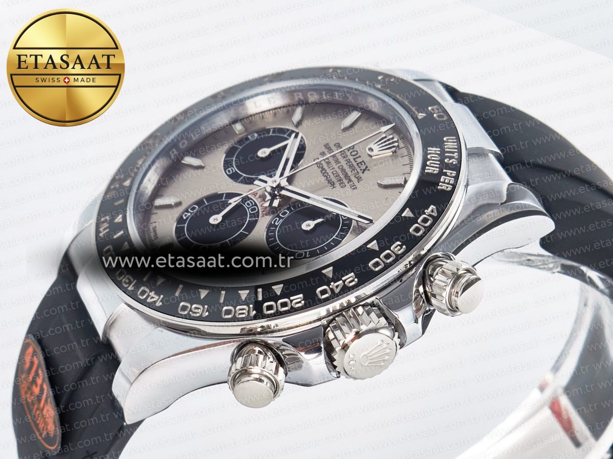 Rolex Daytona 126519 QF 1:1 Best Edition Gray/Black Dial on Oysterflex Strap SH4131 V6（Gain Weight） - Görsel 6