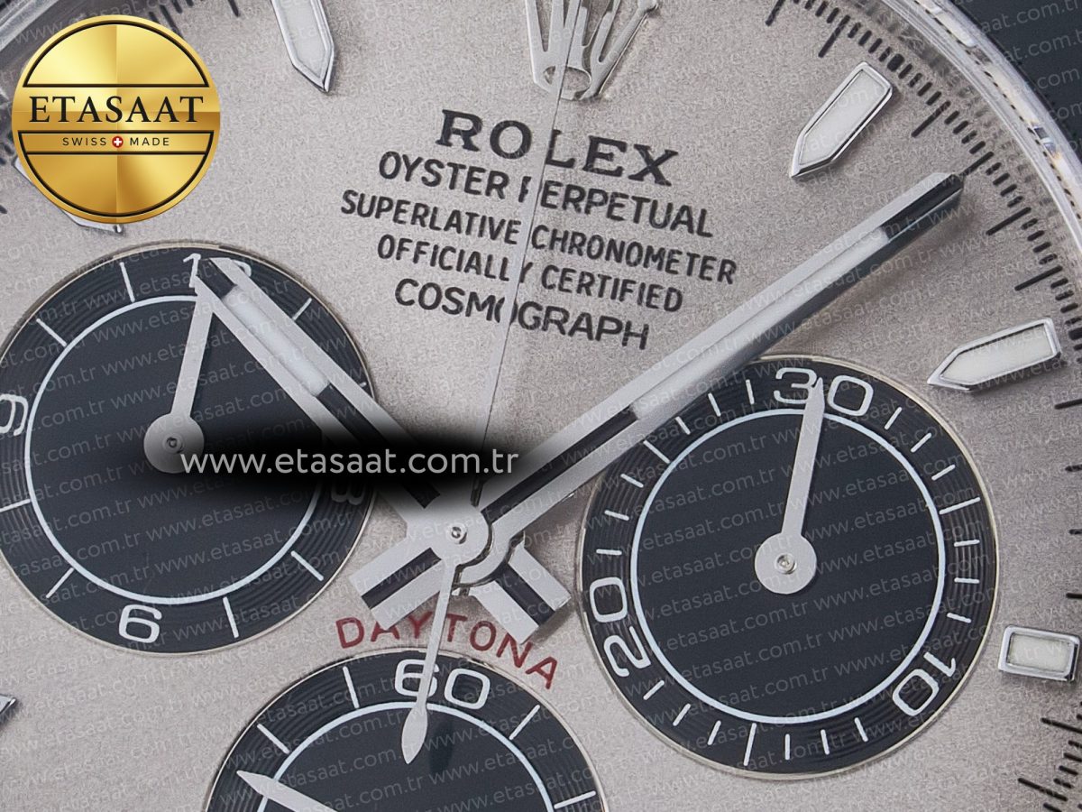 Rolex Daytona 126519 SS VSF 1:1 Best Edition 904L Steel Gray Dial on Oysterflex Strap SH4131 - Görsel 11