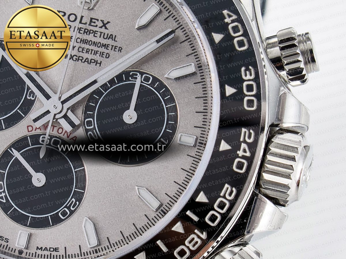Rolex Daytona 126519 SS VSF 1:1 Best Edition 904L Steel Gray Dial on Oysterflex Strap SH4131 - Görsel 12