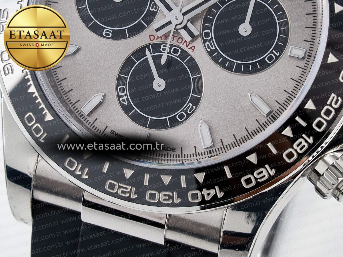 Rolex Daytona 126519 SS VSF 1:1 Best Edition 904L Steel Gray Dial on Oysterflex Strap SH4131 - Görsel 13