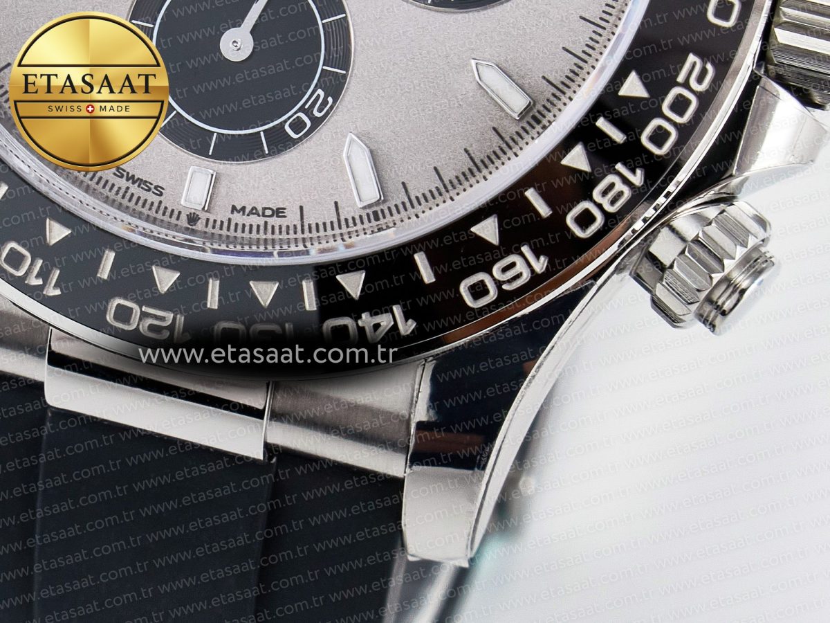 Rolex Daytona 126519 SS VSF 1:1 Best Edition 904L Steel Gray Dial on Oysterflex Strap SH4131 - Görsel 14