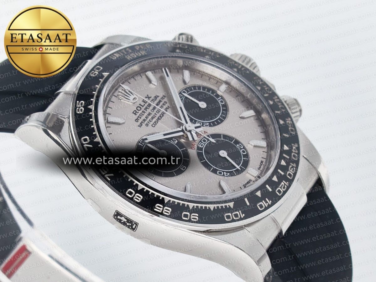 Rolex Daytona 126519 SS VSF 1:1 Best Edition 904L Steel Gray Dial on Oysterflex Strap SH4131 - Görsel 7