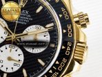 Rolex Daytona 126528 QF 1:1 Best Edition Black Dial Steel 904L on YG Bracelet V8 QF4132 - Görsel 11