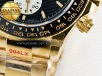 Rolex Daytona 126528 QF 1:1 Best Edition Black Dial Steel 904L on YG Bracelet V8 QF4132 - Görsel 14