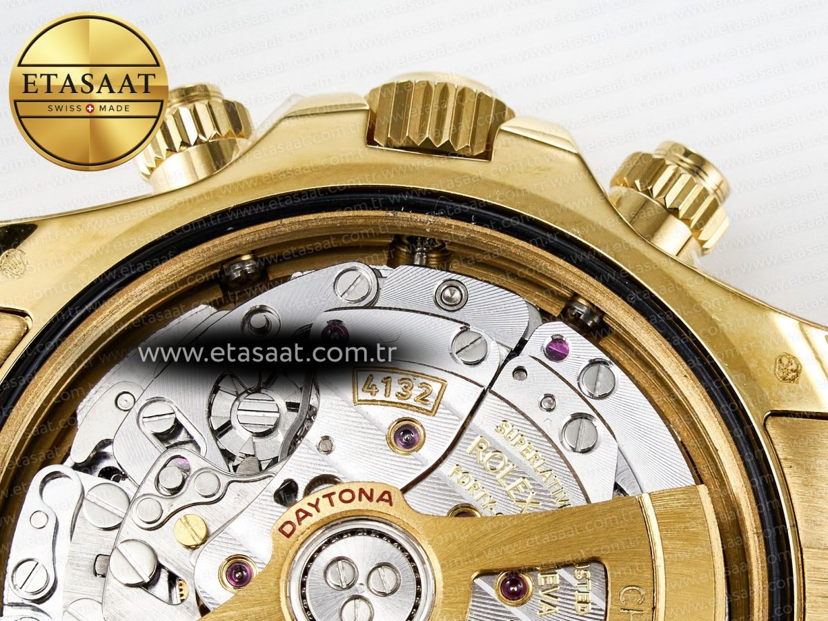 Rolex Daytona 126528 QF 1:1 Best Edition Black Dial Steel 904L on YG Bracelet V8 QF4132 - Görsel 23