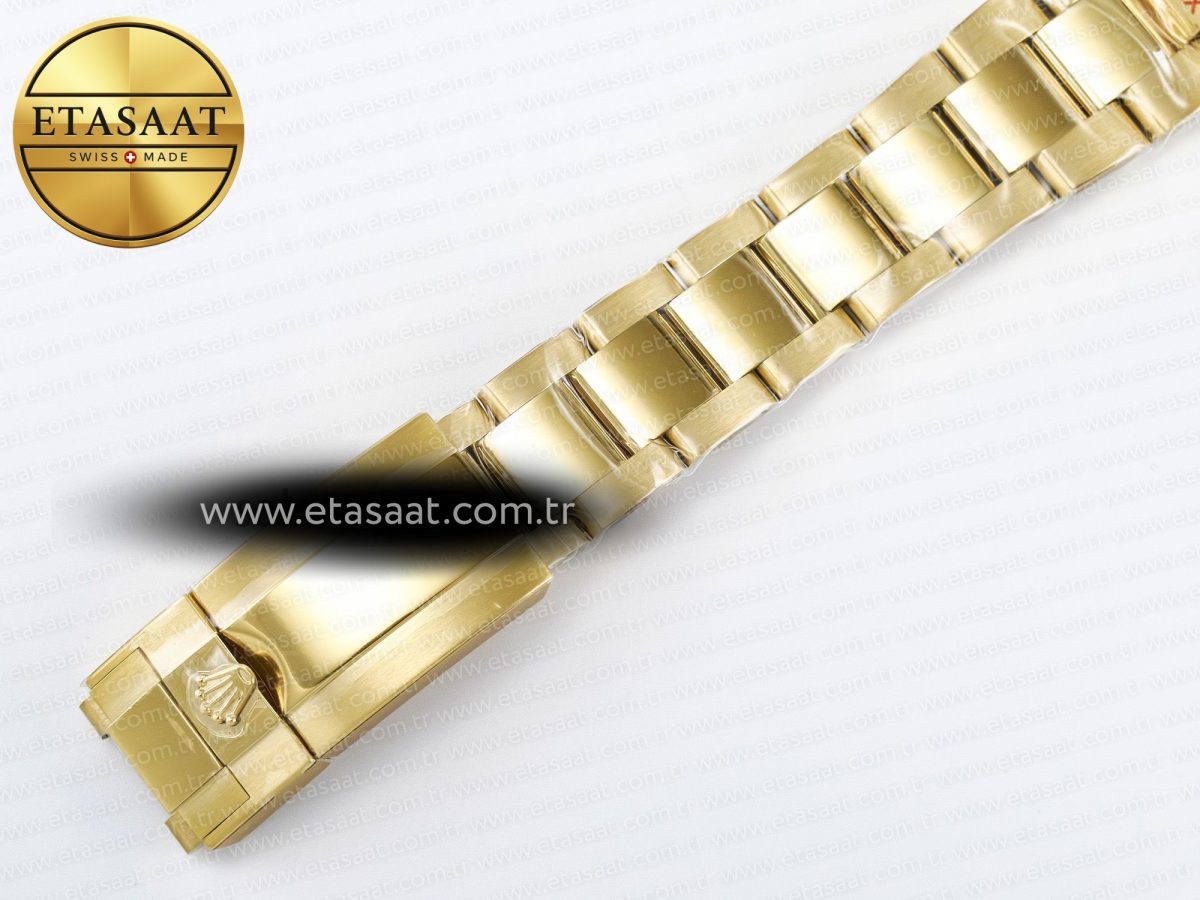 Rolex Daytona 126528 QF 1:1 Best Edition Black Dial Steel 904L on YG Bracelet V8 QF4132 - Görsel 27