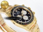Rolex Daytona 126528 QF 1:1 Best Edition Black Dial Steel 904L on YG Bracelet V8 QF4132 - Görsel 7