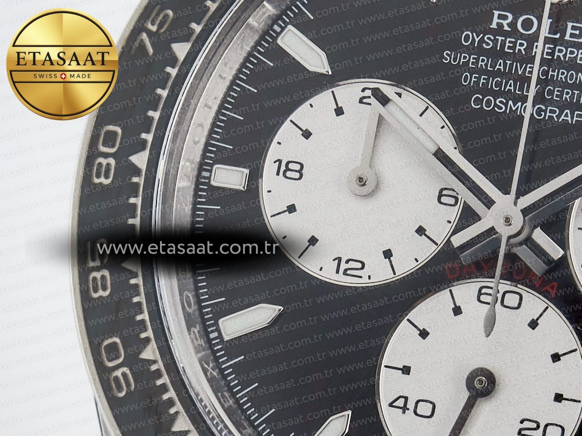 Rolex Daytona 126529 40mm Clean Le Mans SS 1:1 Best Edition Black Dial on SS Bracelet SH4132 (24Hour Subdial) - Görsel 13