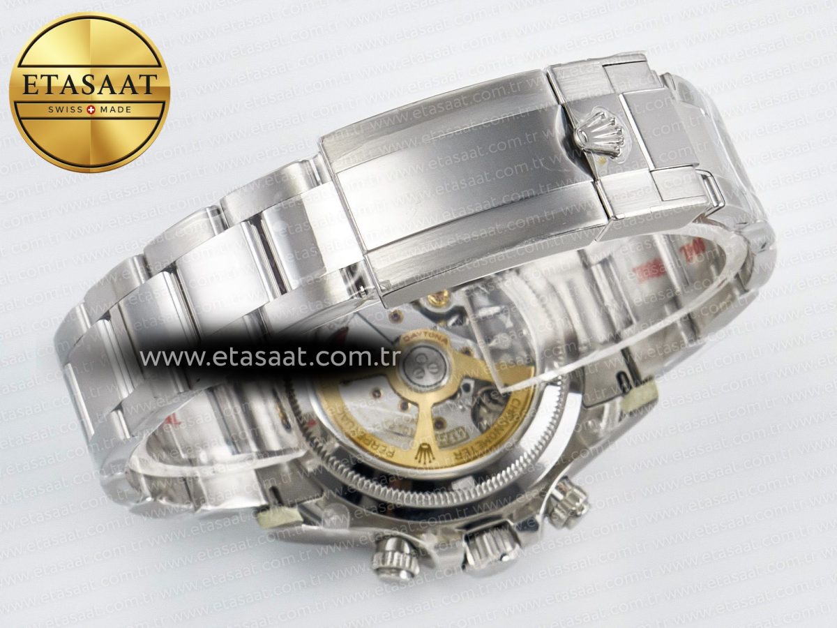 Rolex Daytona 126529 40mm Clean Le Mans SS 1:1 Best Edition Black Dial on SS Bracelet SH4132 (24Hour Subdial) - Görsel 17