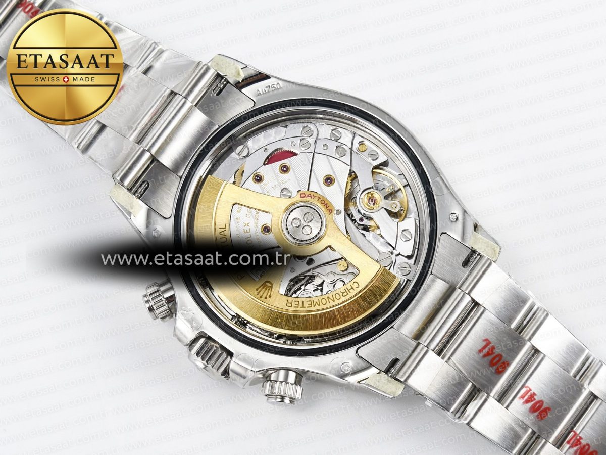 Rolex Daytona 126529 40mm Clean Le Mans SS 1:1 Best Edition Black Dial on SS Bracelet SH4132 (24Hour Subdial) - Görsel 20