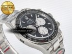 Rolex Daytona 126529 40mm Clean Le Mans SS 1:1 Best Edition Black Dial on SS Bracelet SH4132 (24Hour Subdial) - Görsel 7