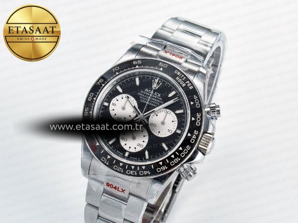 Rolex Daytona 126529 QF 1:1 Best Edition Black Dial Steel 904L on SS Bracelet V8 QF4132