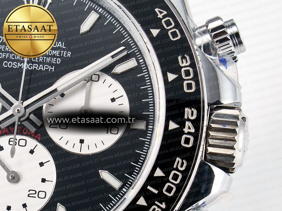 Rolex Daytona 126529 QF 1:1 Best Edition Black Dial Steel 904L on SS Bracelet V8 QF4132 - Görsel 11