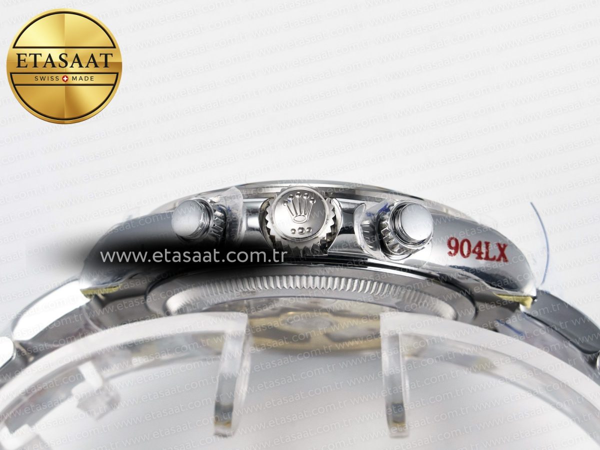 Rolex Daytona 126529 QF 1:1 Best Edition Black Dial Steel 904L on SS Bracelet V8 QF4132 - Görsel 16