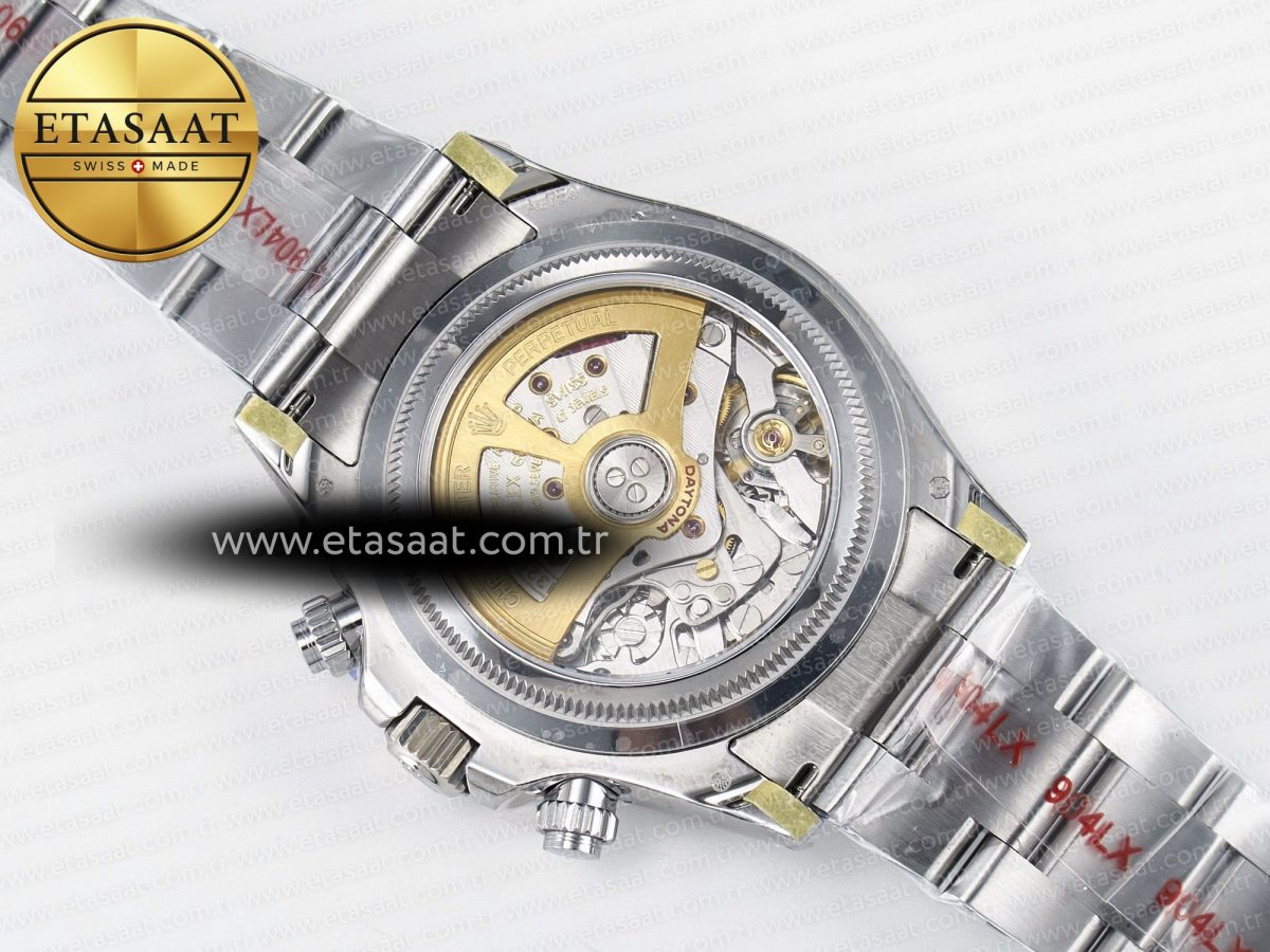 Rolex Daytona 126529 QF 1:1 Best Edition Black Dial Steel 904L on SS Bracelet V8 QF4132 - Görsel 18