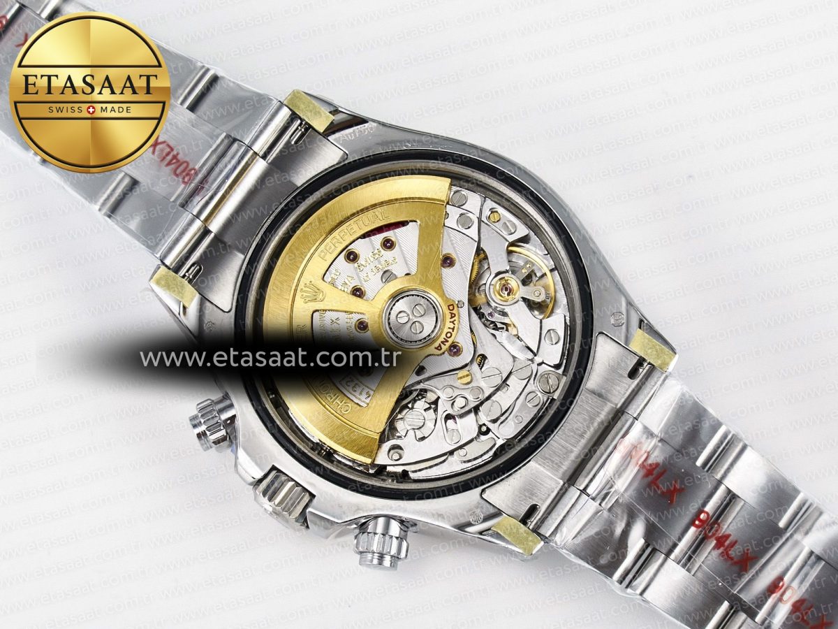 Rolex Daytona 126529 QF 1:1 Best Edition Black Dial Steel 904L on SS Bracelet V8 QF4132 - Görsel 20