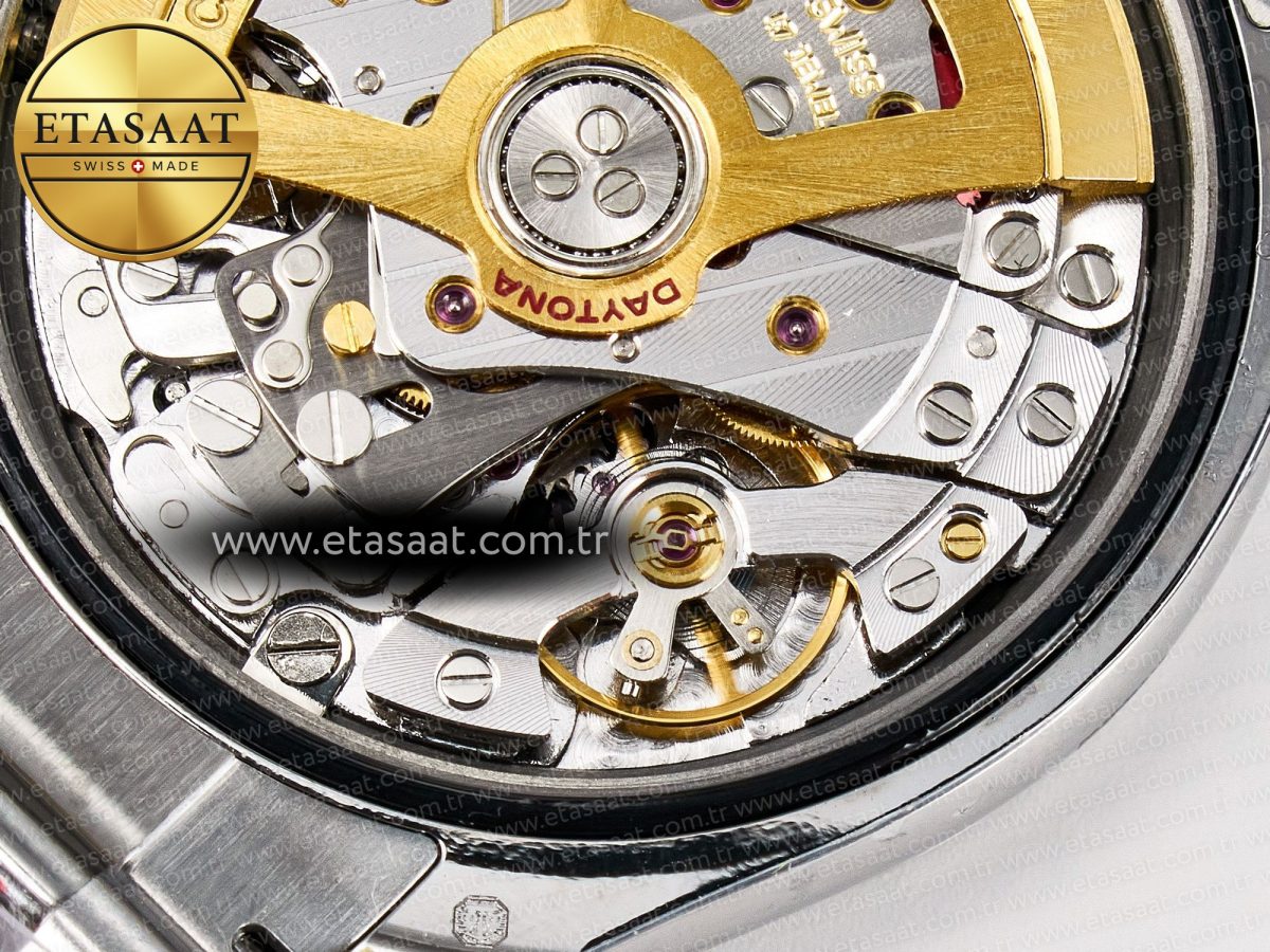 Rolex Daytona 126529 QF 1:1 Best Edition Black Dial Steel 904L on SS Bracelet V8 QF4132 - Görsel 24
