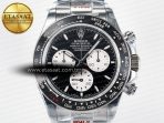 Rolex Daytona 126529 QF 1:1 Best Edition Black Dial Steel 904L on SS Bracelet V8 QF4132 - Görsel 4