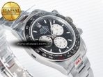 Rolex Daytona 126529 QF 1:1 Best Edition Black Dial Steel 904L on SS Bracelet V8 QF4132 - Görsel 7
