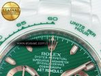 Rolex Daytona AET White Ceramic Case and Bracelet Green Dial N6F Best Edition SA4130 - Görsel 10