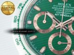Rolex Daytona AET White Ceramic Case and Bracelet Green Dial N6F Best Edition SA4130 - Görsel 11