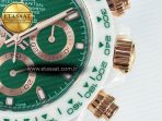 Rolex Daytona AET White Ceramic Case and Bracelet Green Dial N6F Best Edition SA4130 - Görsel 13
