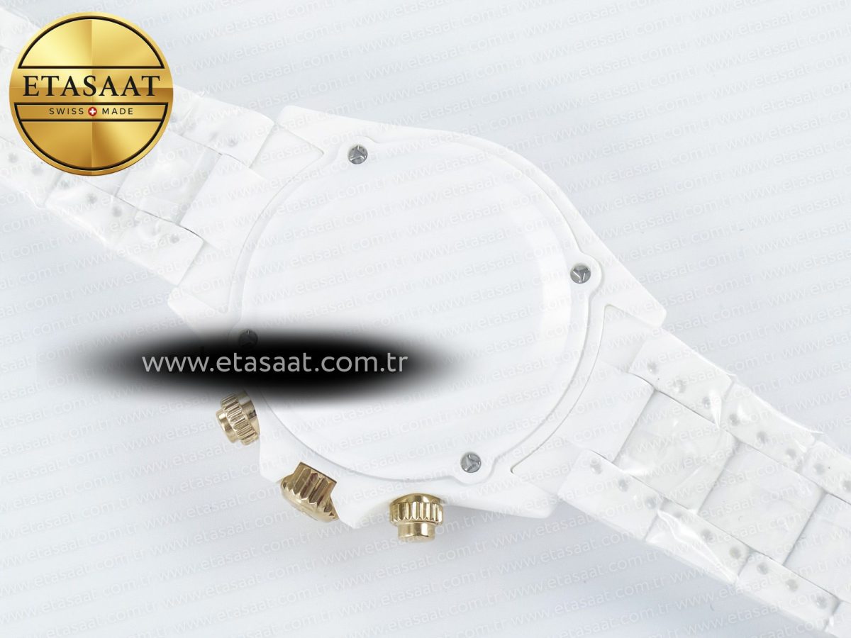 Rolex Daytona AET White Ceramic Case and Bracelet Green Dial N6F Best Edition SA4130 - Görsel 18