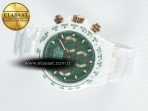 Rolex Daytona AET White Ceramic Case and Bracelet Green Dial N6F Best Edition SA4130 - Görsel 9