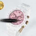 Rolex Daytona AET White Ceramic Case and Bracelet Pink Dial N6F Best Edition SA4130
